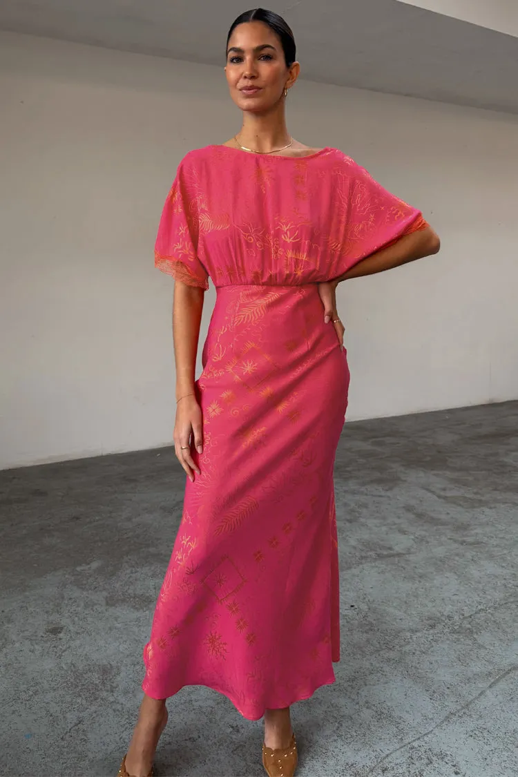 Pink Safari Thea Maxi Dress Petite sold by Never Fully Dressed product image thumbnail 4