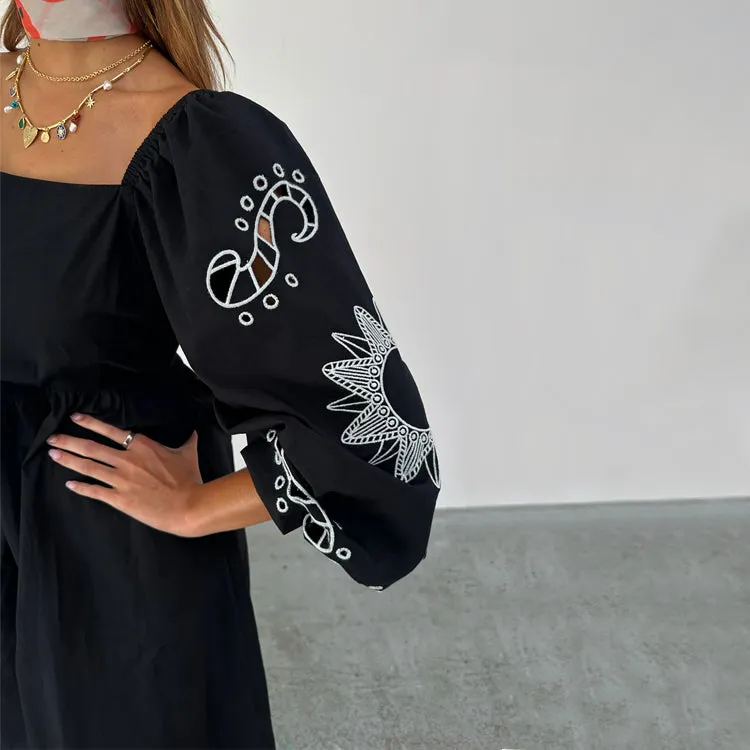 Black Enchanted Belle Dress sold by Never Fully Dressed