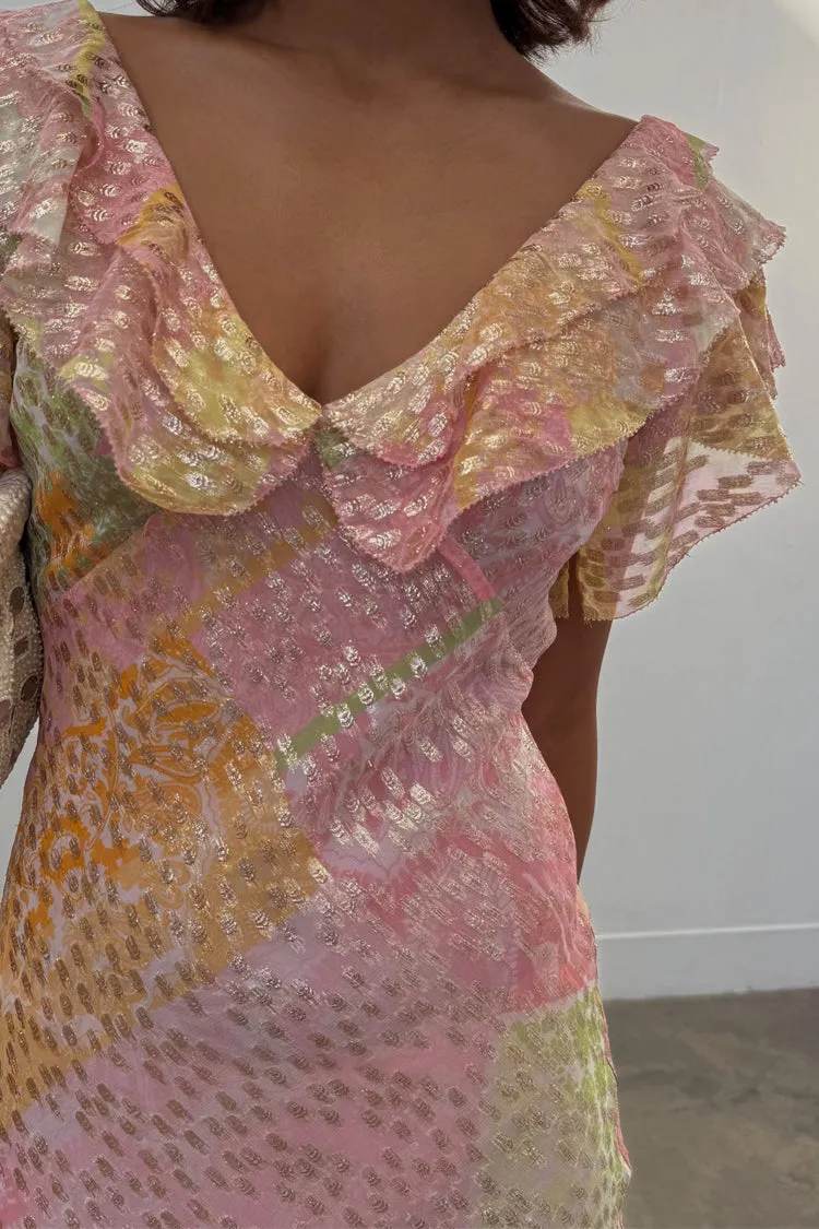 Pink Boho Mini Tilda Dress sold by Never Fully Dressed product image thumbnail 3