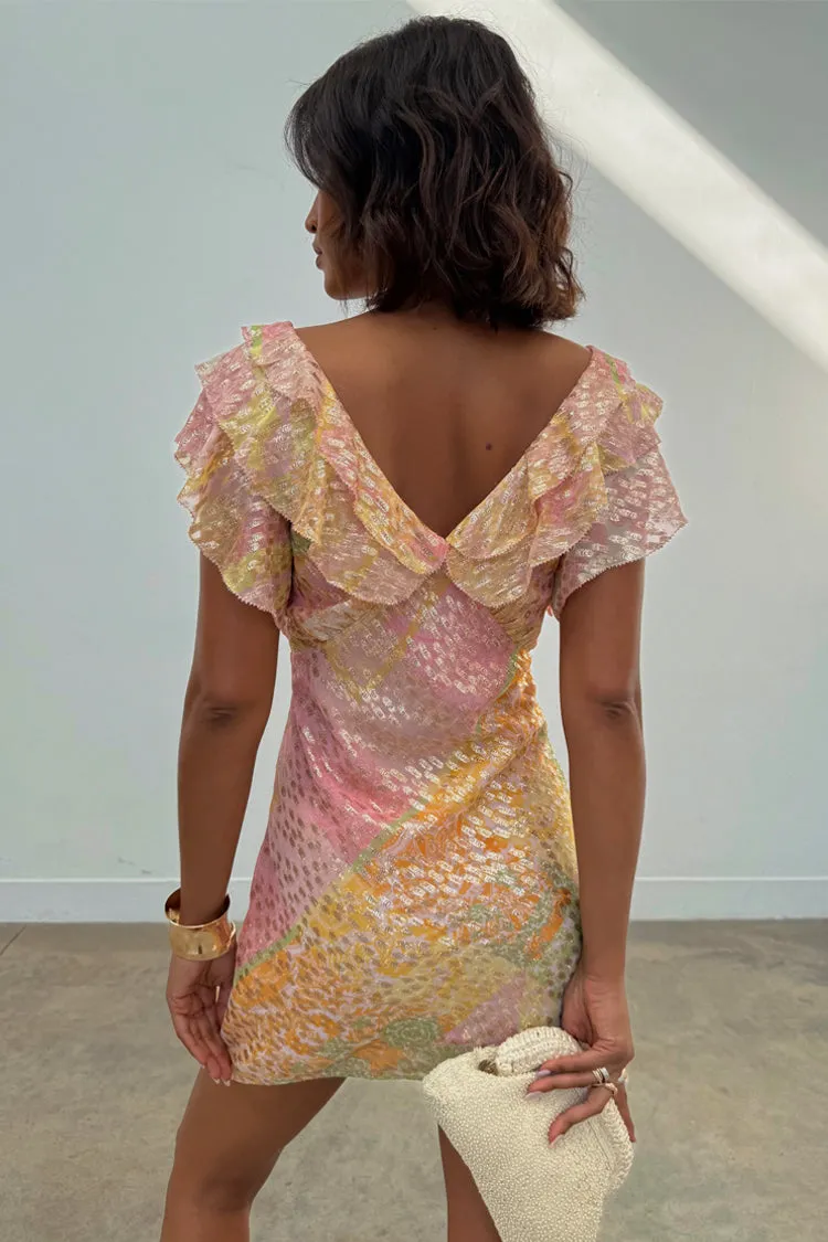 Pink Boho Mini Tilda Dress sold by Never Fully Dressed product image thumbnail 4