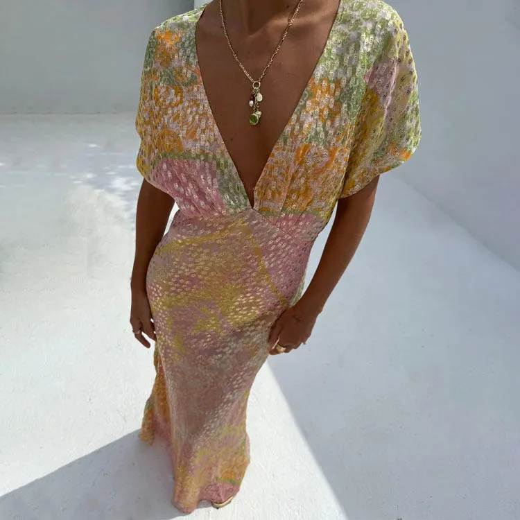 Pink Boho Elodie Dress Petite sold by Never Fully Dressed