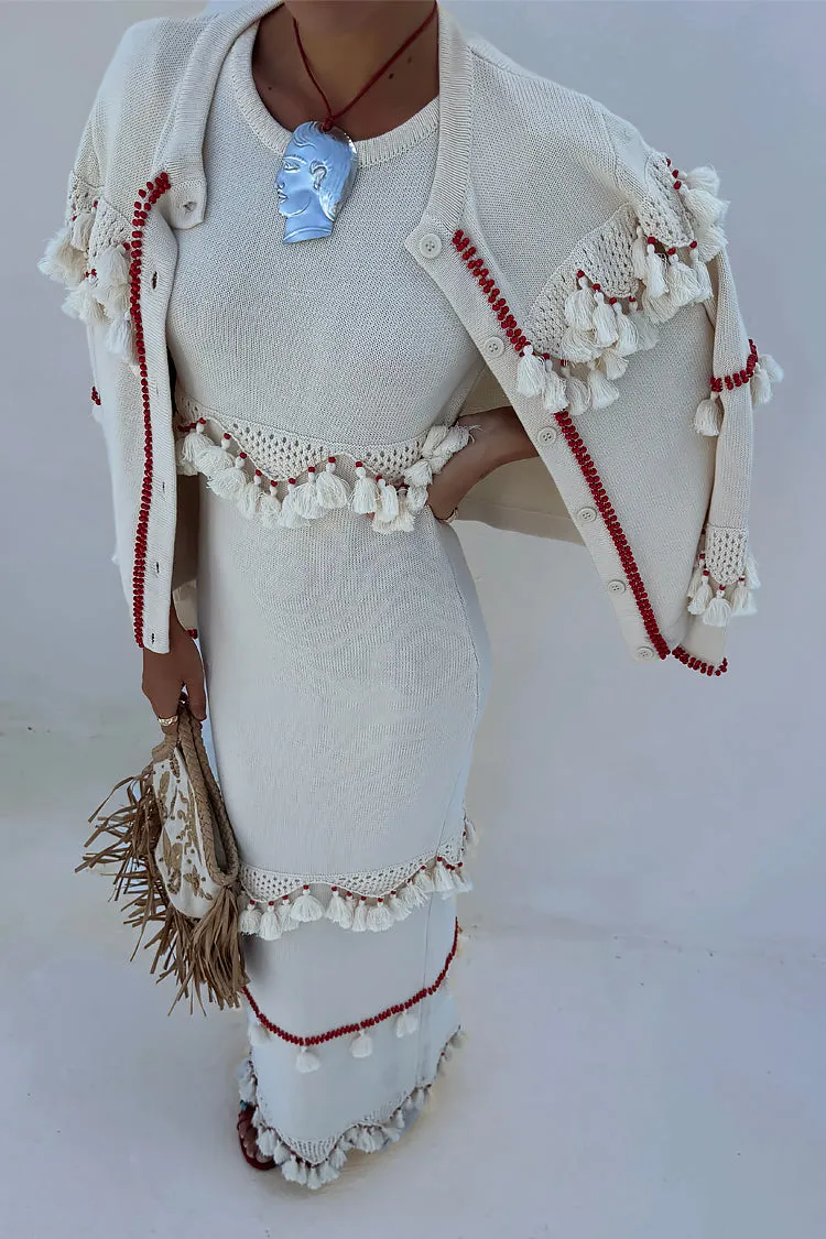 Ivory and Red Harper Dress sold by Never Fully Dressed product image thumbnail 2