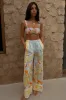 Blue Tropical Trouser sold by Never Fully Dressed