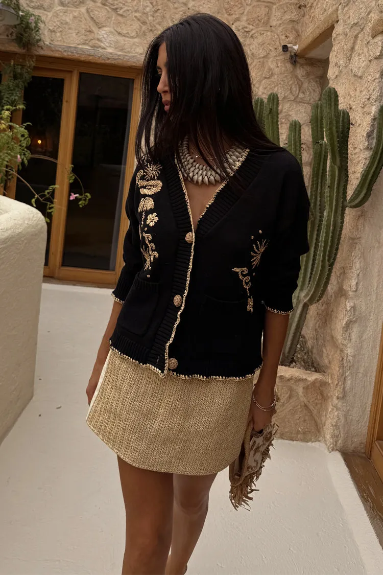 Raffia Wrap Skirt sold by Never Fully Dressed product image thumbnail 3