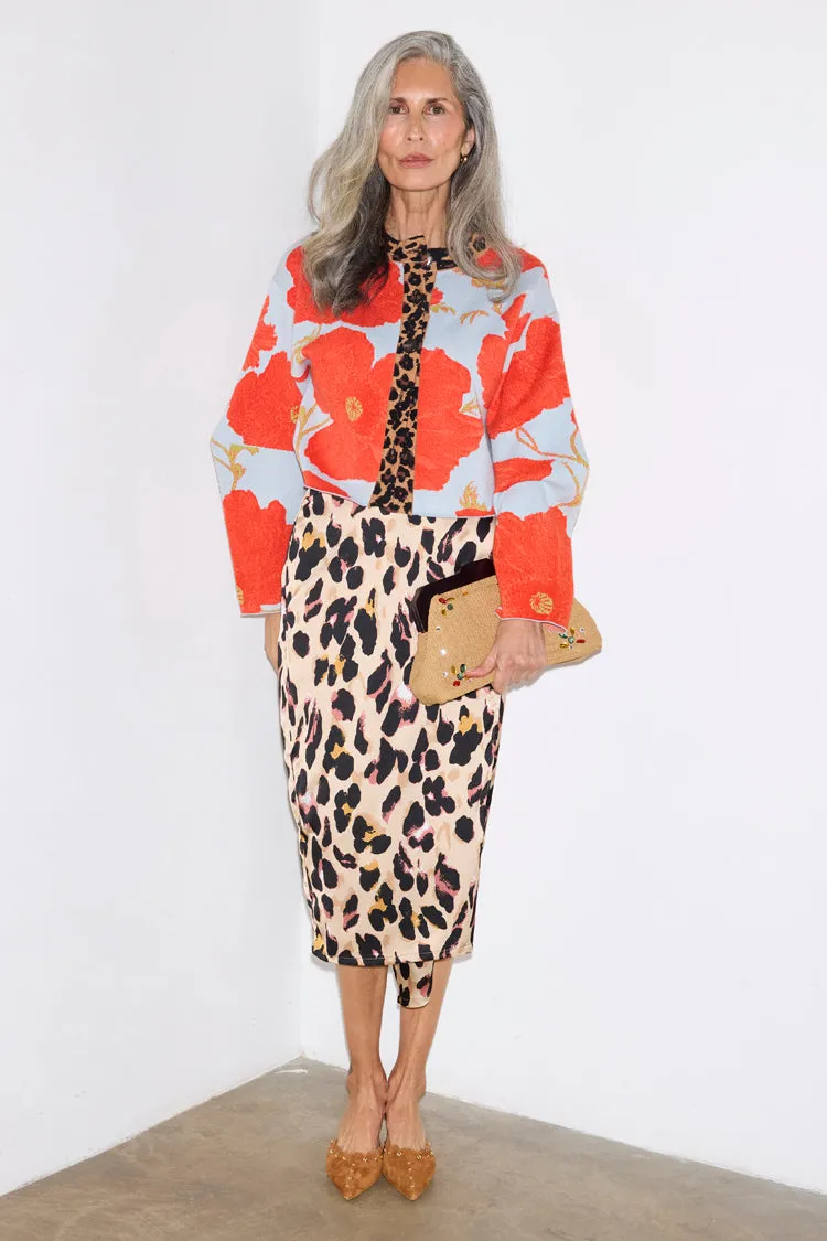 Blue Poppy Cardigan sold by Never Fully Dressed product image thumbnail 4