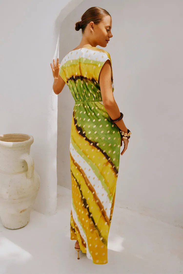 Green Ombre Elodie Dress sold by Never Fully Dressed product image thumbnail 4