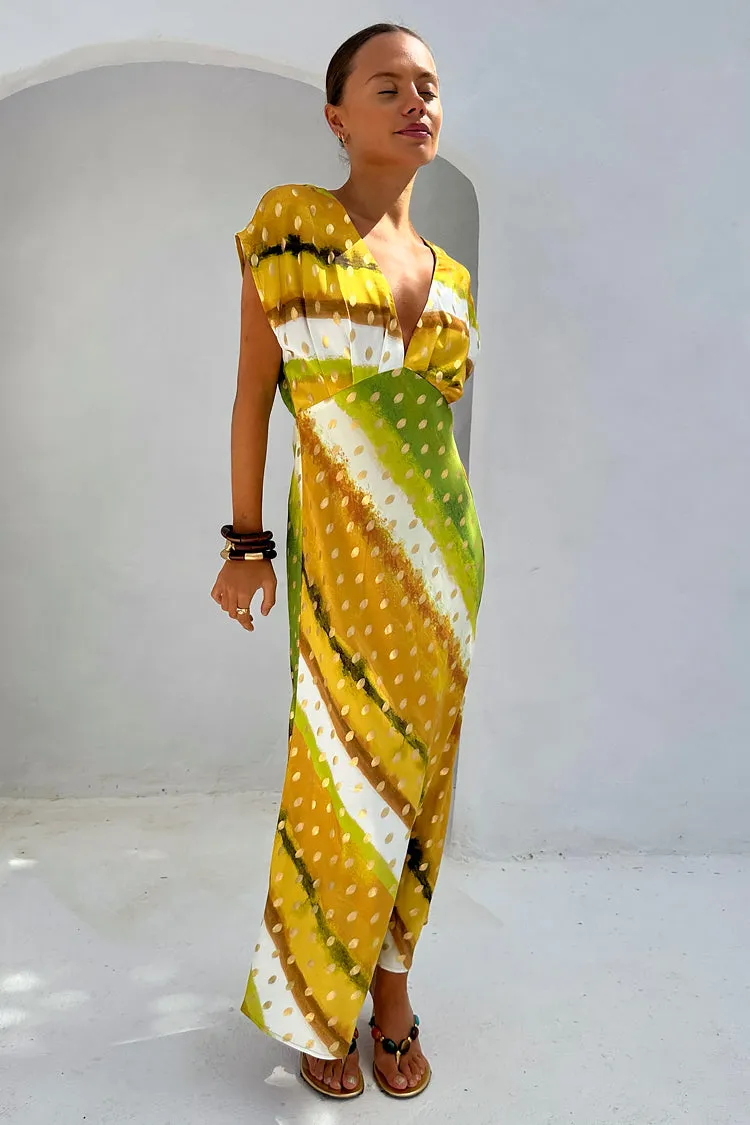 Green Ombre Elodie Dress sold by Never Fully Dressed product image thumbnail 2