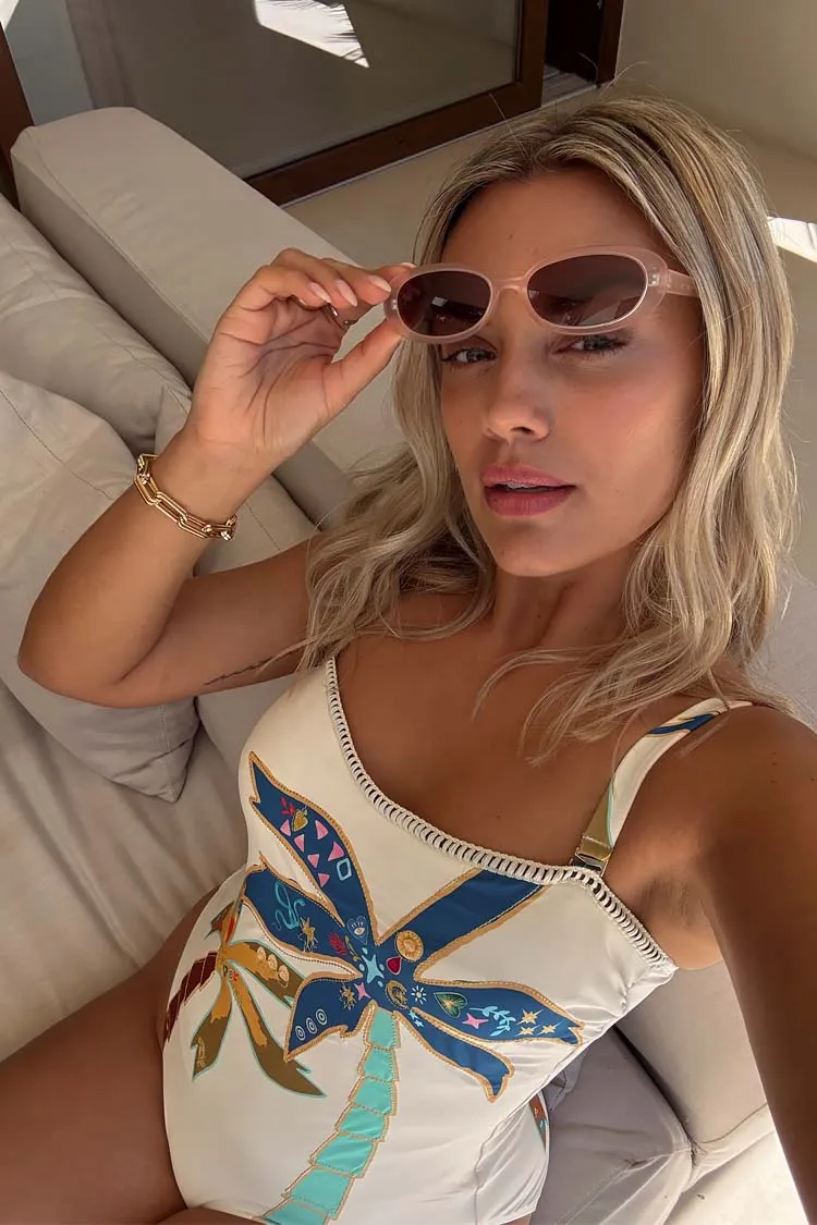 Palm Bandeau Suit sold by Never Fully Dressed product image thumbnail 5