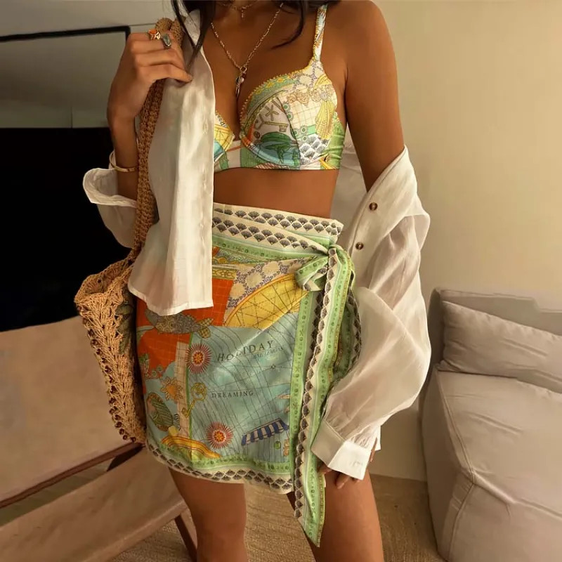 Isla Scarf Sarong sold by Never Fully Dressed