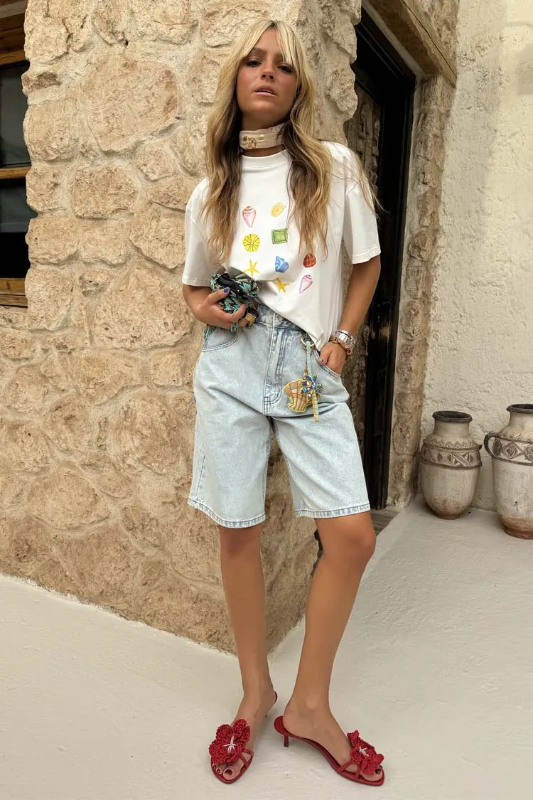 White Shell Ioana T Shirt sold by Never Fully Dressed product image thumbnail 4