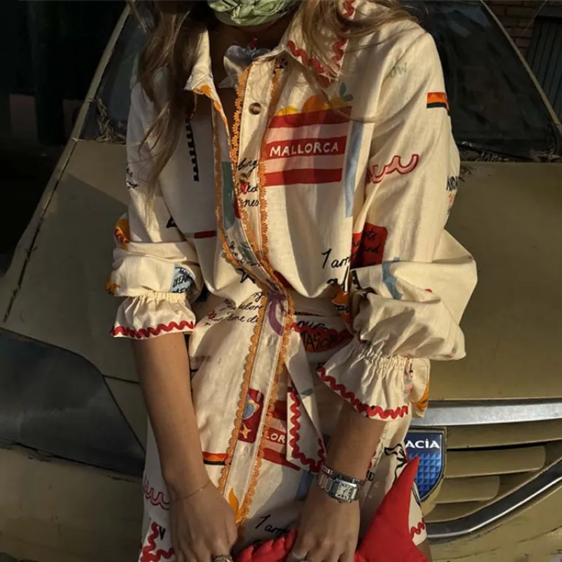 Poema Geanie Shirt sold by Never Fully Dressed