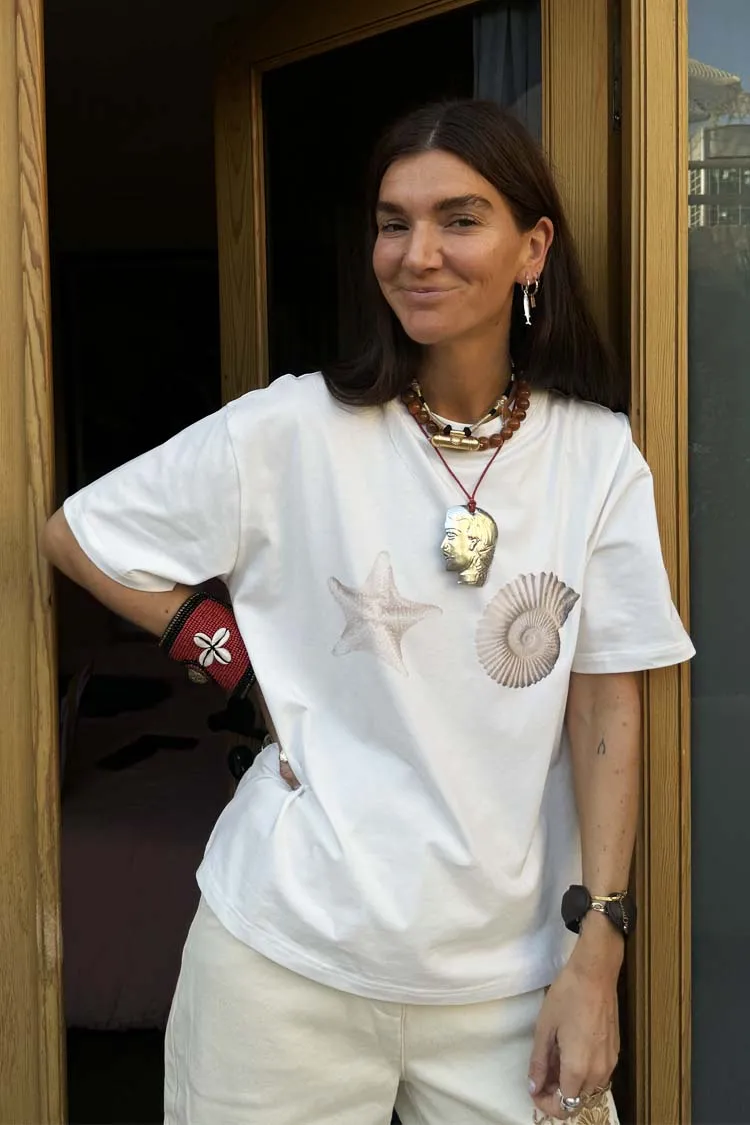 Shell Print Boob T Shirt sold by Never Fully Dressed product image thumbnail 5