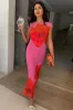 Pink Poppy Sleeveless Mesh Dress sold by Never Fully Dressed