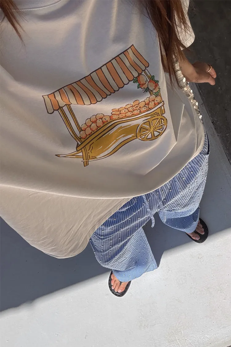 Orange Cart T-Shirt sold by Never Fully Dressed product image thumbnail 4