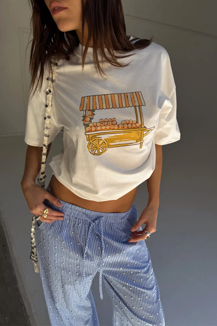 Orange Cart T-Shirt sold by Never Fully Dressed product image thumbnail 3