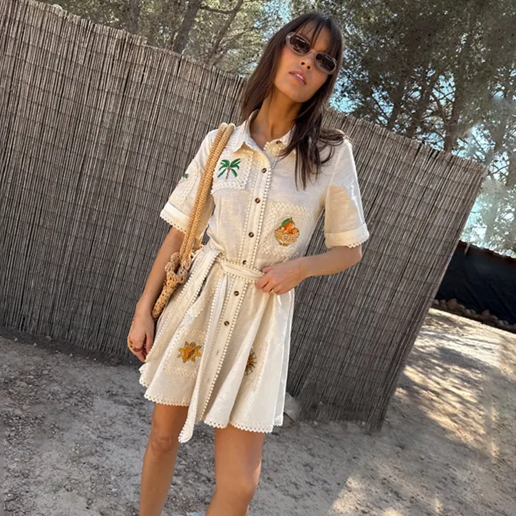 Isla Patchwork Lauren Dress Petite sold by Never Fully Dressed