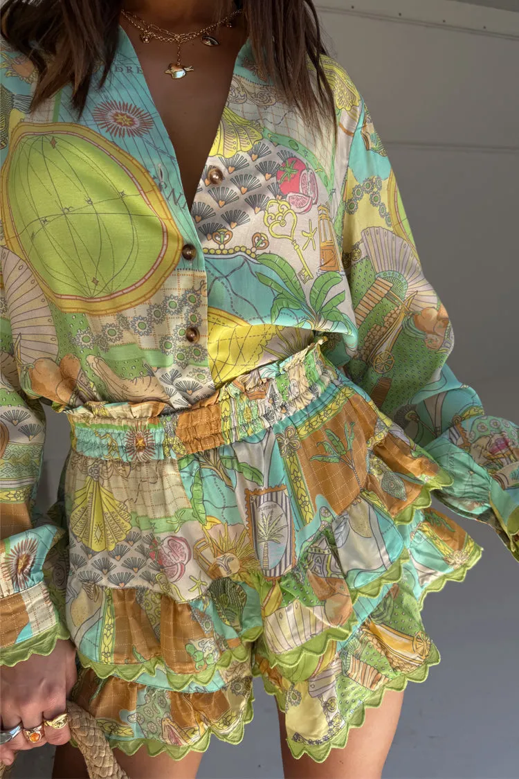 Isla Ruffle Shorts sold by Never Fully Dressed product image thumbnail 4