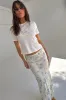 Oyster Dorris Skirt sold by Never Fully Dressed