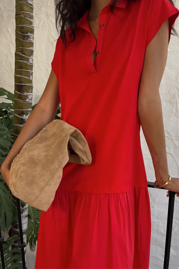 Red Darcy Dress sold by Never Fully Dressed product image thumbnail 4