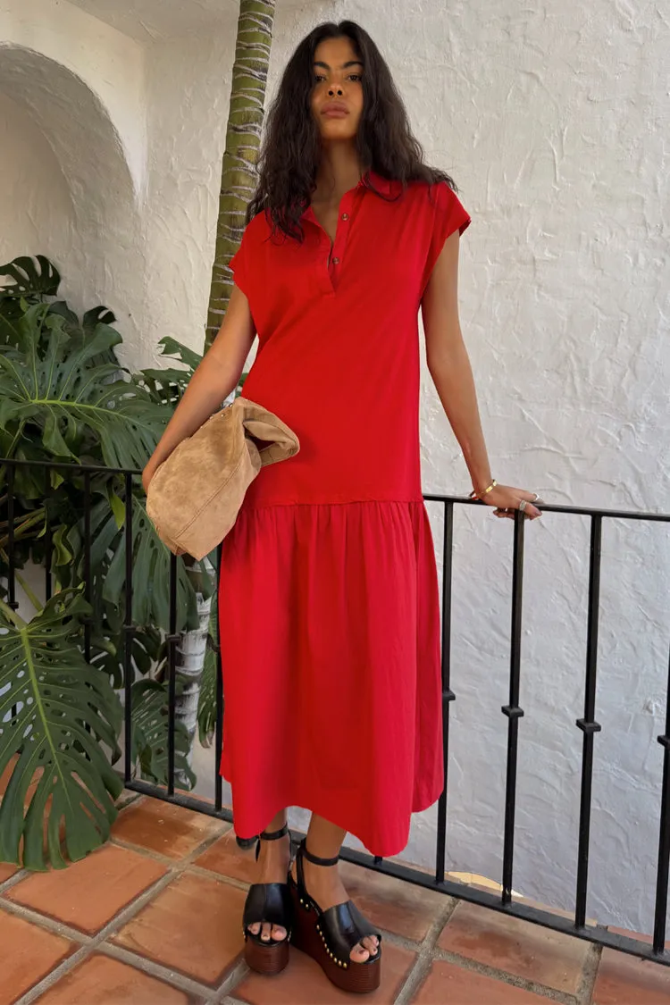 Red Darcy Dress sold by Never Fully Dressed product image thumbnail 2