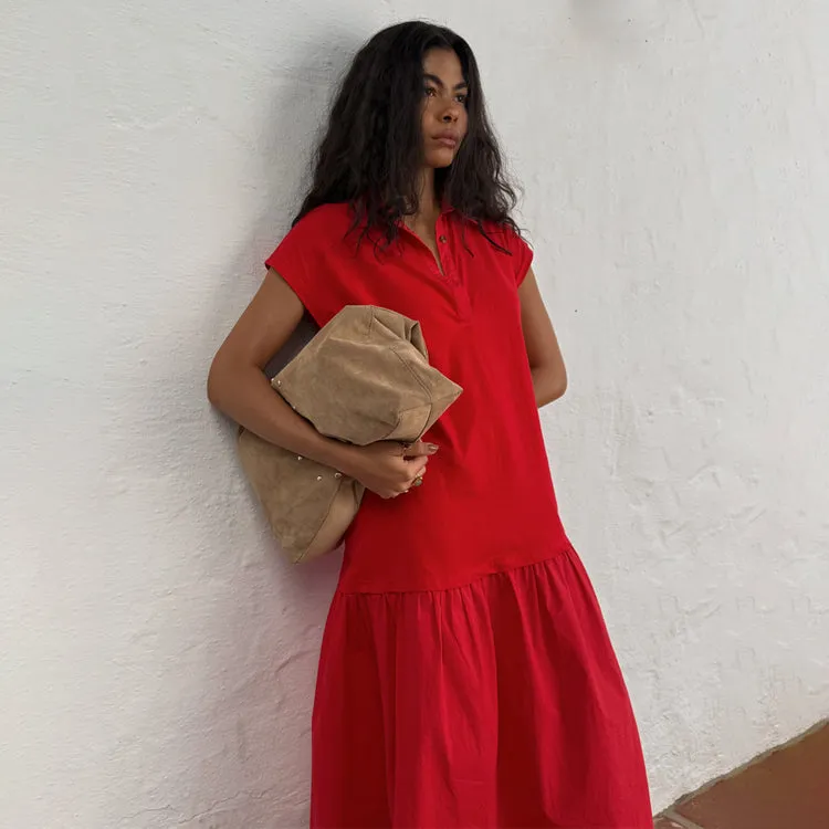 Red Darcy Dress sold by Never Fully Dressed