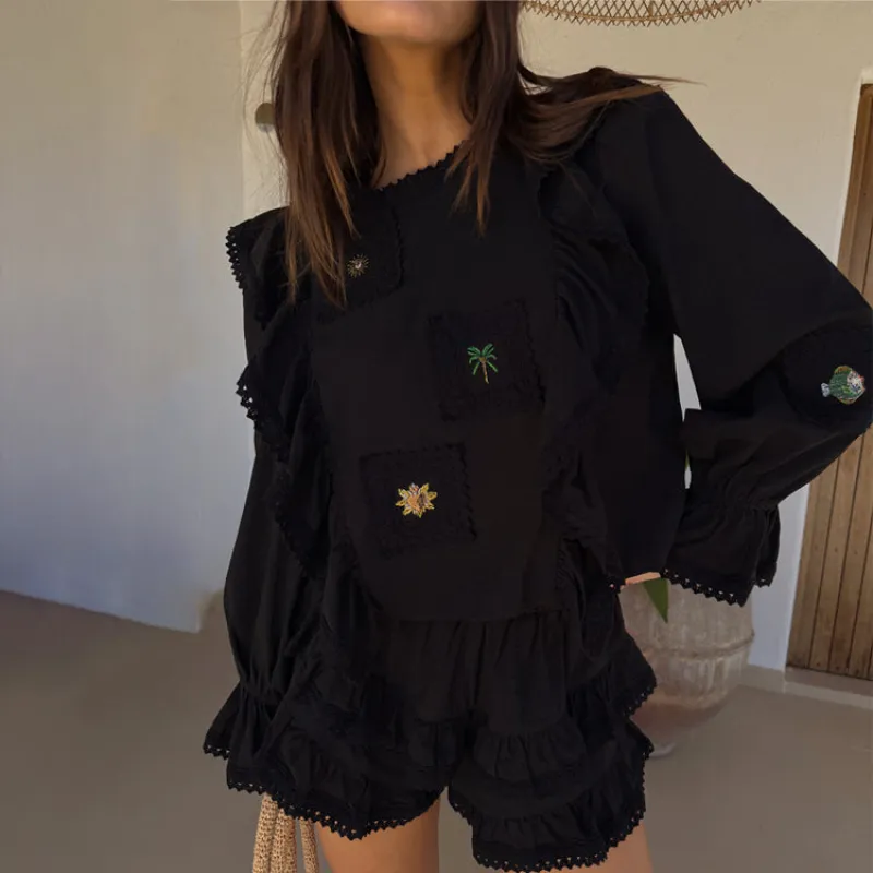 Black Isla Top sold by Never Fully Dressed