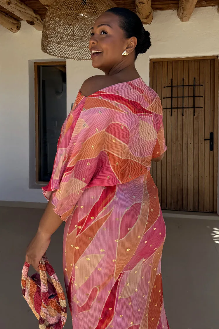 Pink Abstract Tilly Dress Petite sold by Never Fully Dressed product image thumbnail 5