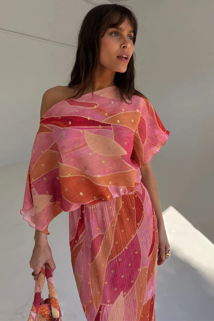 Pink Abstract Tilly Dress Petite sold by Never Fully Dressed product image thumbnail 4