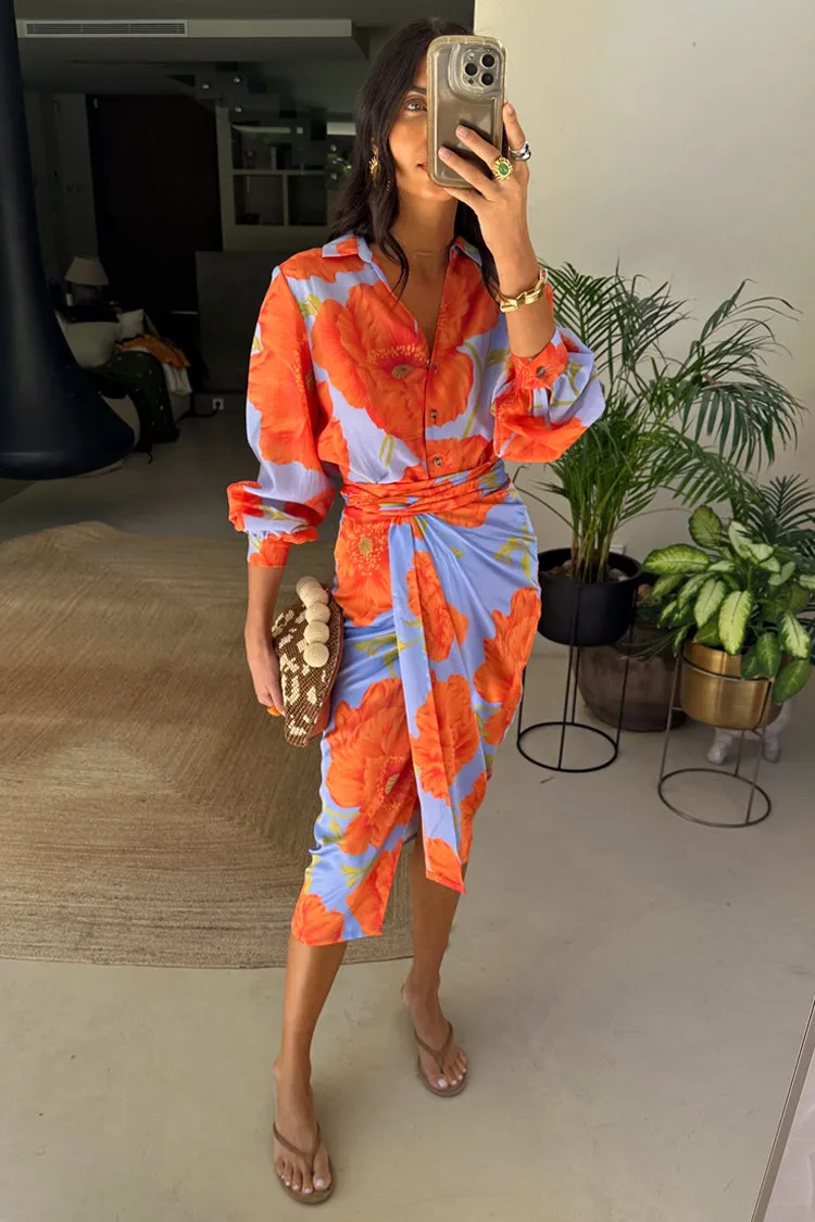 Blue Poppy Jaspre Skirt sold by Never Fully Dressed product image thumbnail 4