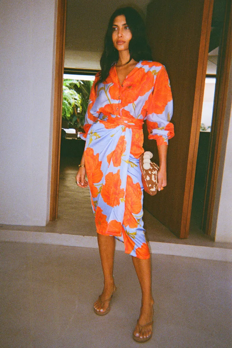 Blue Poppy Jaspre Skirt sold by Never Fully Dressed product image thumbnail 5