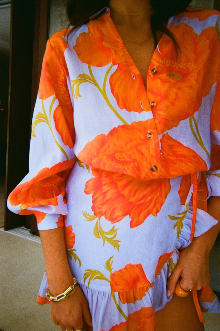 Blue Poppy Miley Shirt sold by Never Fully Dressed product image thumbnail 2