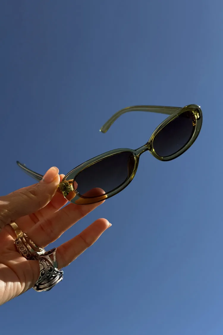 Olive Oval Sunglasses sold by Never Fully Dressed product image thumbnail 3