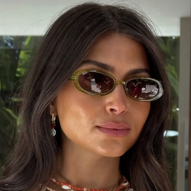 Olive Oval Sunglasses sold by Never Fully Dressed