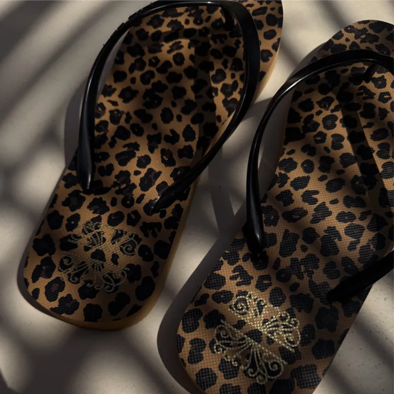 NFD Leopard Flip Flop sold by Never Fully Dressed
