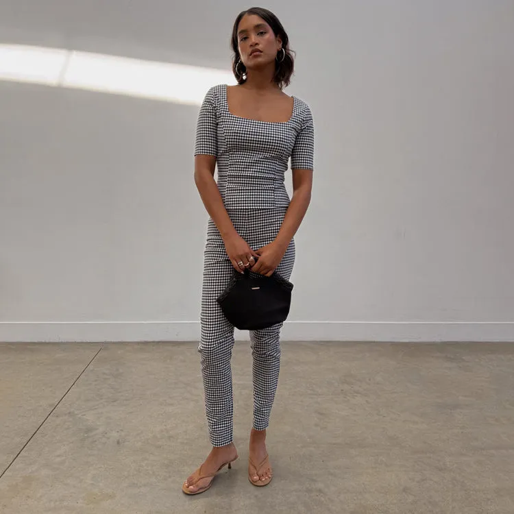 Gingham Top sold by Never Fully Dressed