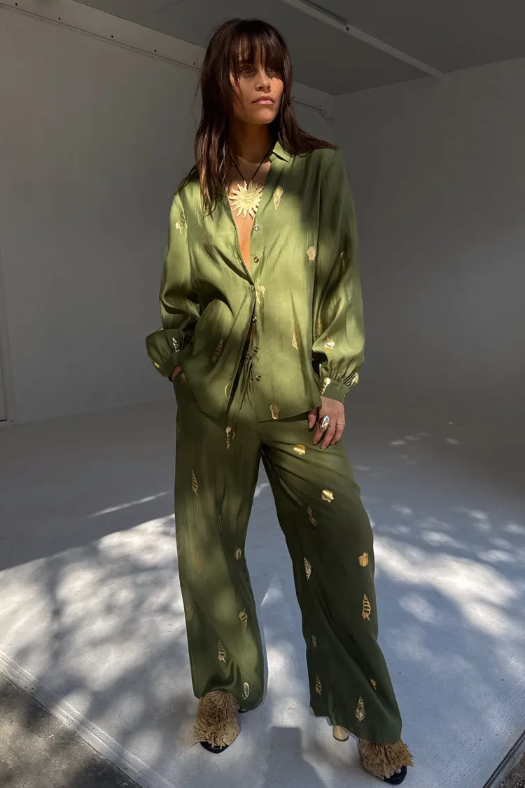 Khaki Shell Trousers Petite sold by Never Fully Dressed product image thumbnail 4