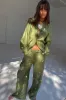 Khaki Shell Trousers sold by Never Fully Dressed