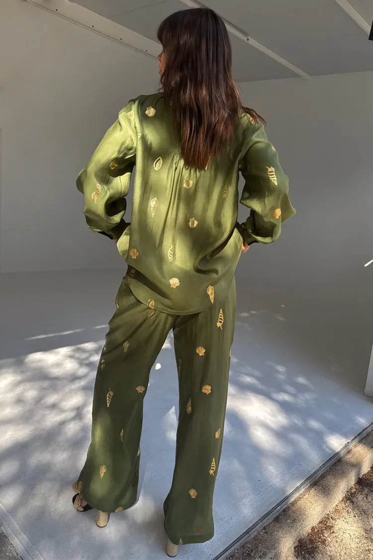 Khaki Shell Trousers sold by Never Fully Dressed product image thumbnail 5