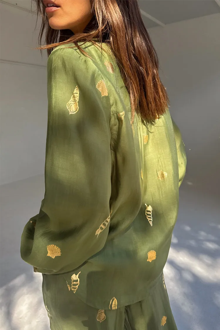 Khaki Shell Miley Shirt sold by Never Fully Dressed product image thumbnail 3