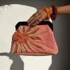 Pink Sol Beaded Bag sold by Never Fully Dressed