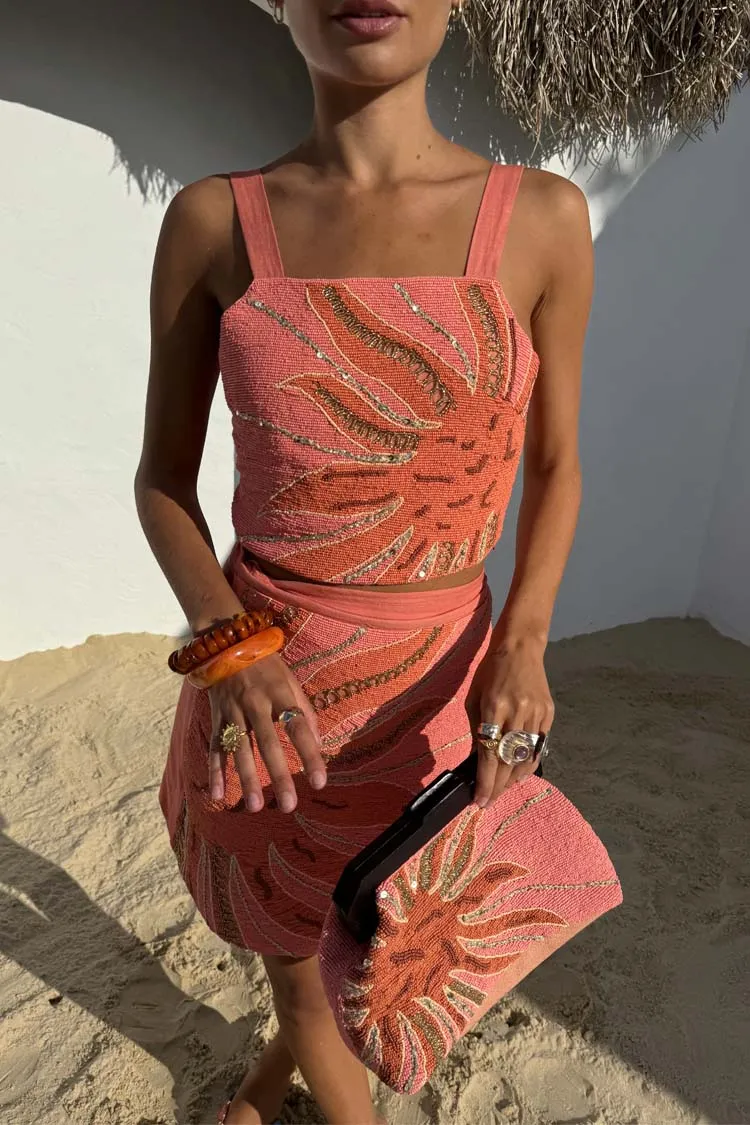 Pink Sol Beaded Top sold by Never Fully Dressed product image thumbnail 2