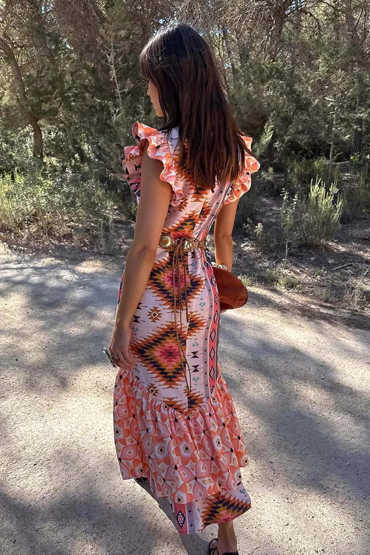 Bridget Print Frida Dress sold by Never Fully Dressed product image thumbnail 5