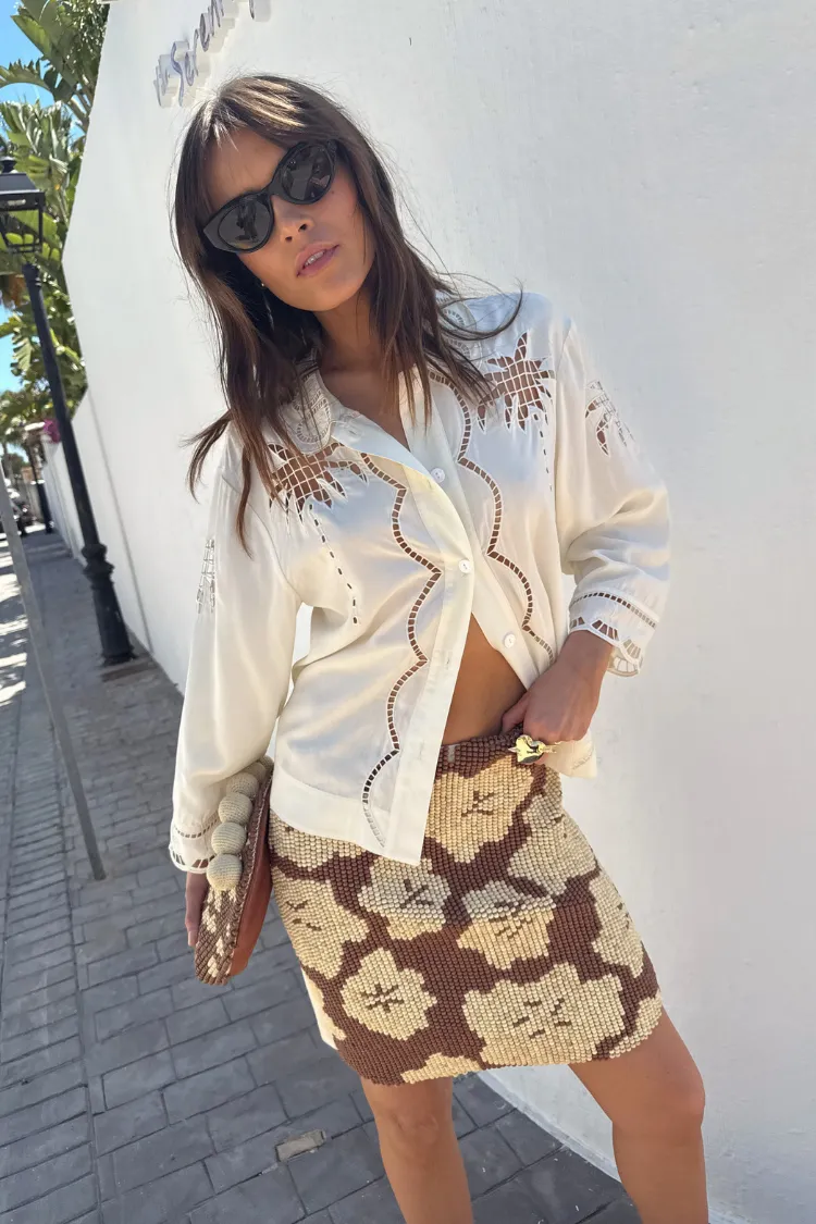 Jaden Beaded Skirt sold by Never Fully Dressed product image thumbnail 5