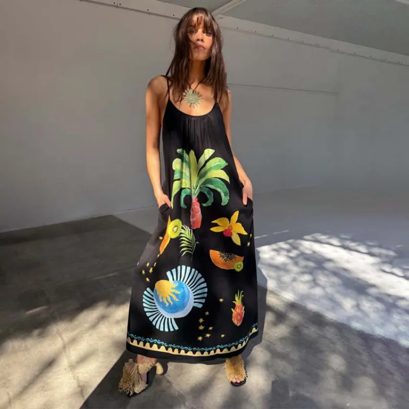 Black Rio Maxi Dress sold by Never Fully Dressed