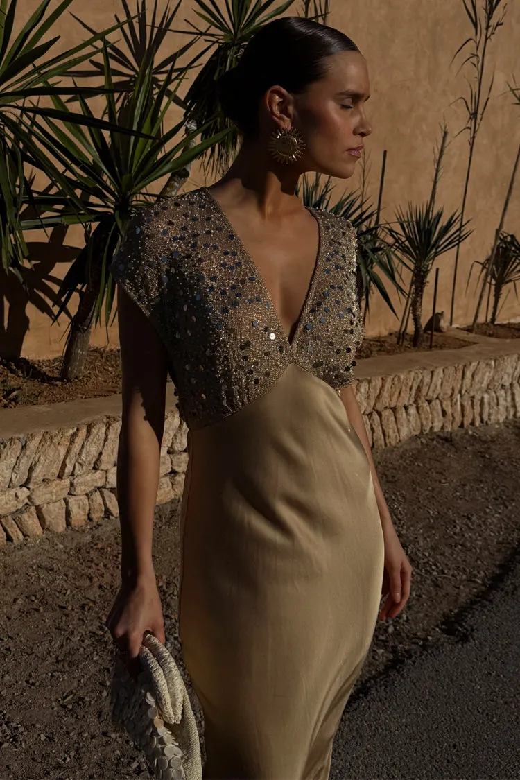 Gold Sequin Elodie Dress sold by Never Fully Dressed product image thumbnail 2