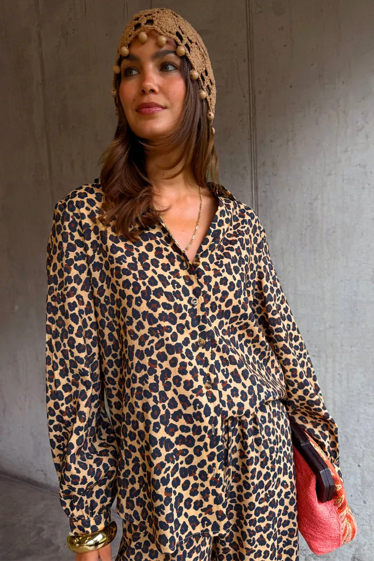 Lucia Leopard Miley Shirt sold by Never Fully Dressed product image thumbnail 4