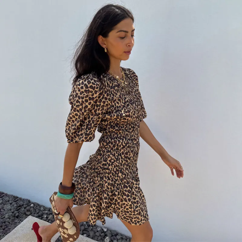 Leopard Mini Nara Dress sold by Never Fully Dressed