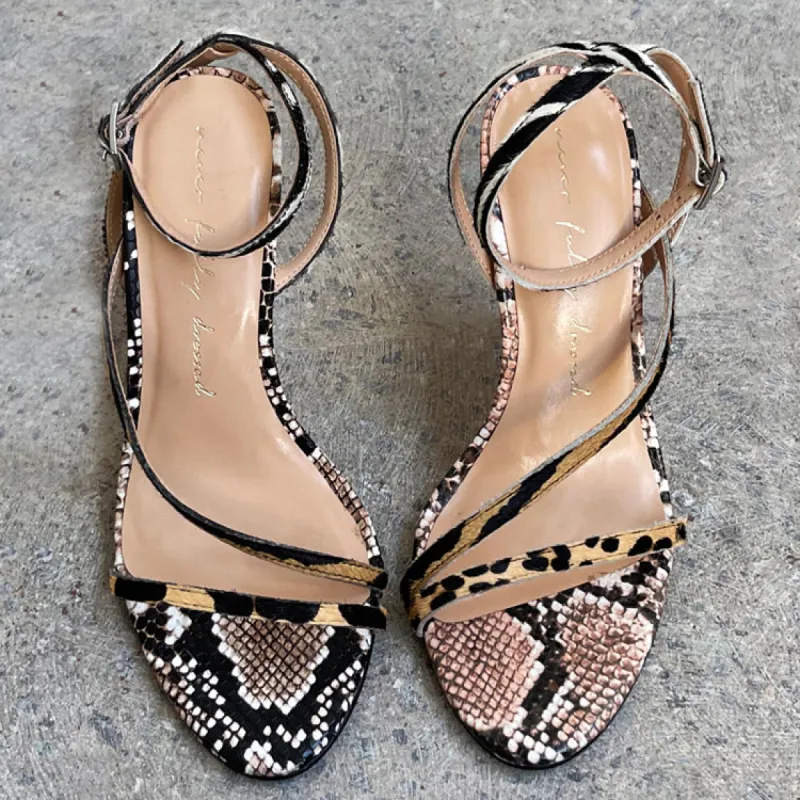 Leopard Mix Stiletto Heel sold by Never Fully Dressed
