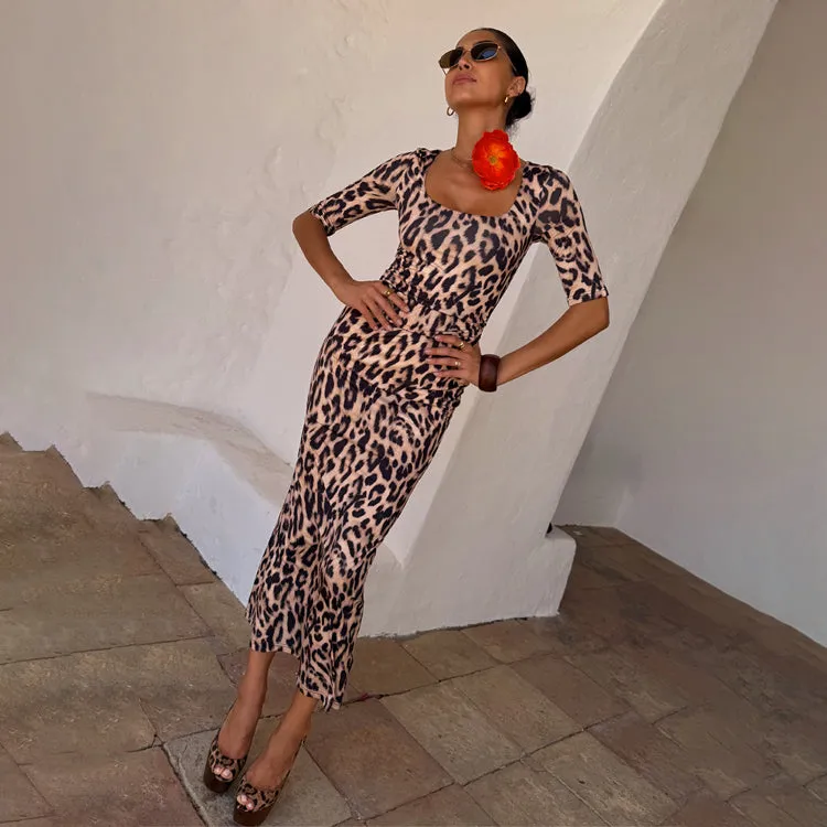 Leopard Iris Dress sold by Never Fully Dressed