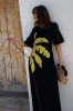 Black Palm Riviera Dress sold by Never Fully Dressed